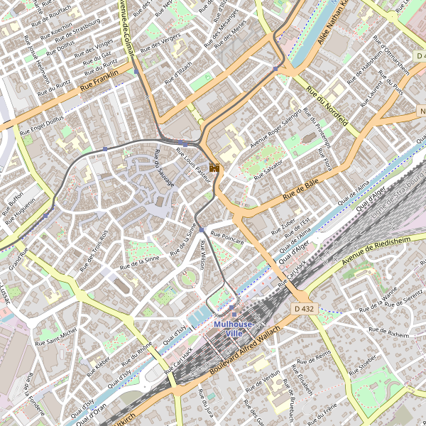 Carte des blanchisseries à Mulhouse Thumbnail