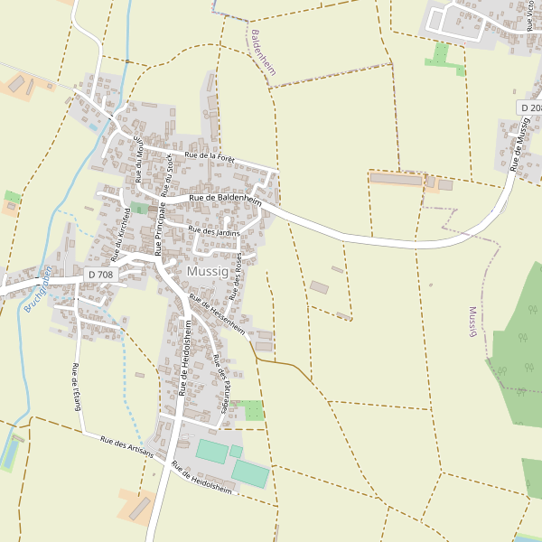 Carte des hotels à Mussig Thumbnail
