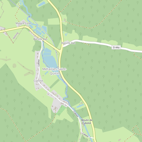 Plan de Métairies-Saint-Quirin Thumbnail