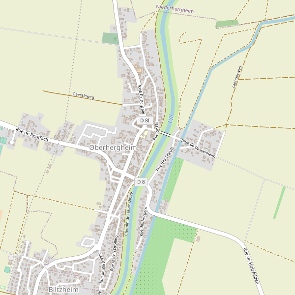 Plan de Oberhergheim Thumbnail