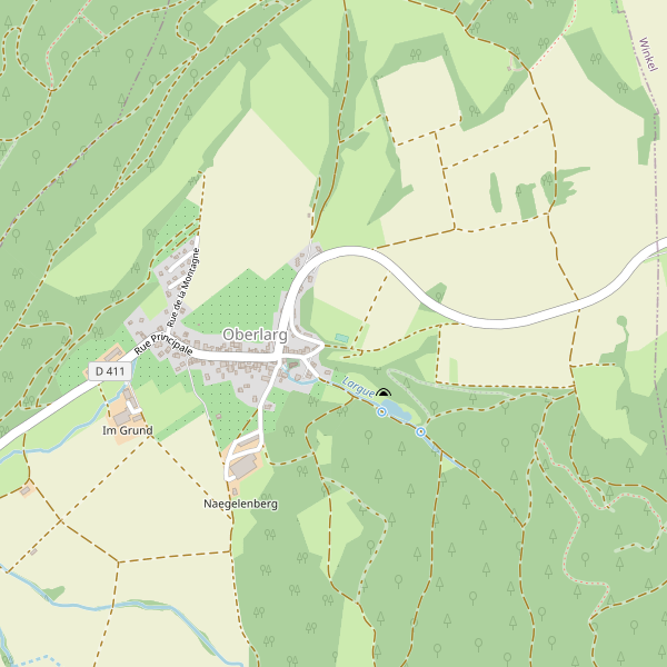 Carte des bedandbreakfast à Oberlarg Thumbnail