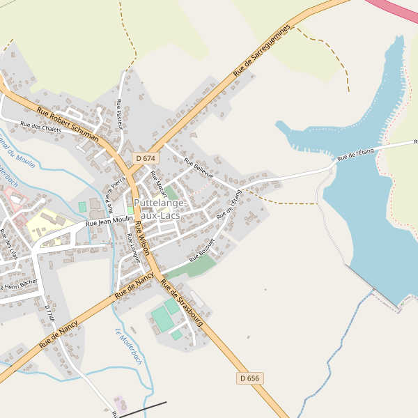 Carte des hotels à Puttelange-aux-Lacs Thumbnail