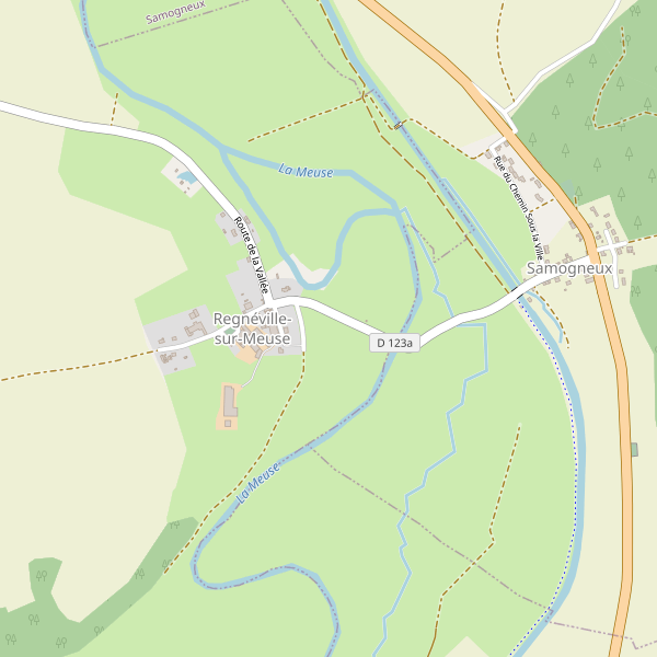 Carte des pompiers à Regnéville-sur-Meuse Thumbnail