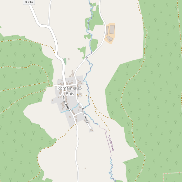 Carte des gares à Romain-aux-Bois Thumbnail
