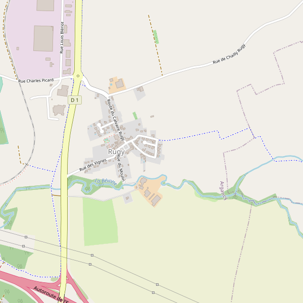 Carte des hotels à Rugy Thumbnail