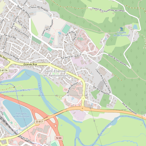 Carte des location-voiture à Saint-Étienne-lès-Remiremont Thumbnail