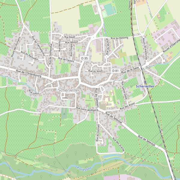 Carte des blanchisseries à Scherwiller Thumbnail