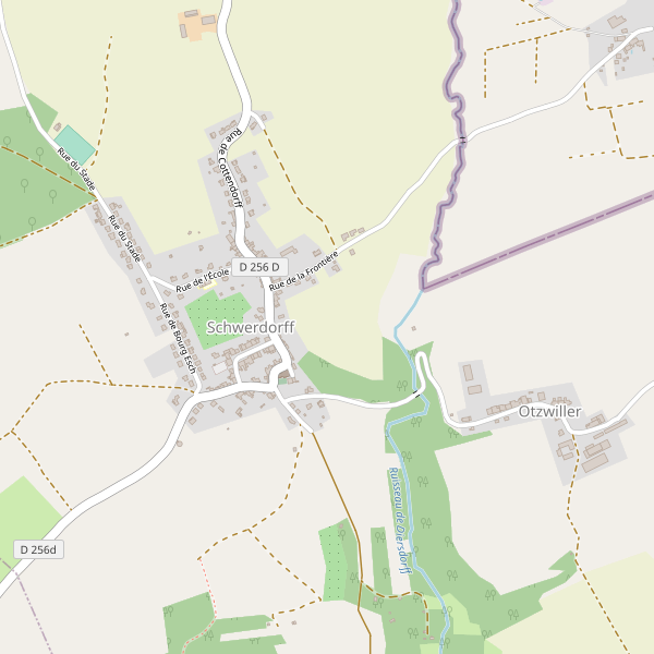 Carte des bedandbreakfast à Schwerdorff Thumbnail