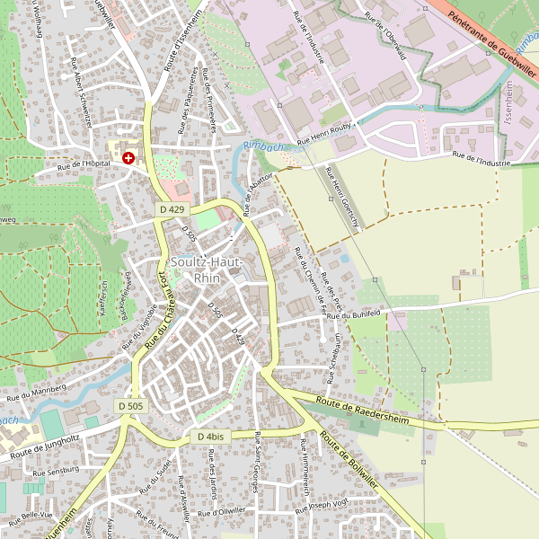 Carte des terrains-de-sport à Soultz-Haut-Rhin Thumbnail