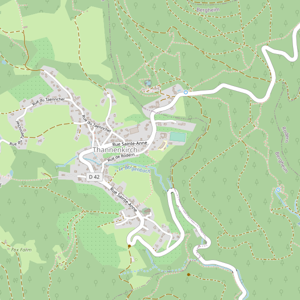 Carte des taxi à Thannenkirch Thumbnail