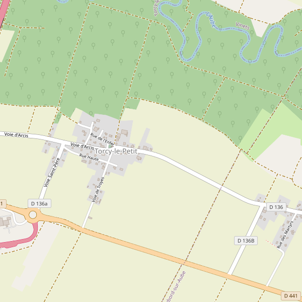 Carte des location-voiture à Torcy-le-Petit (Aube) Thumbnail