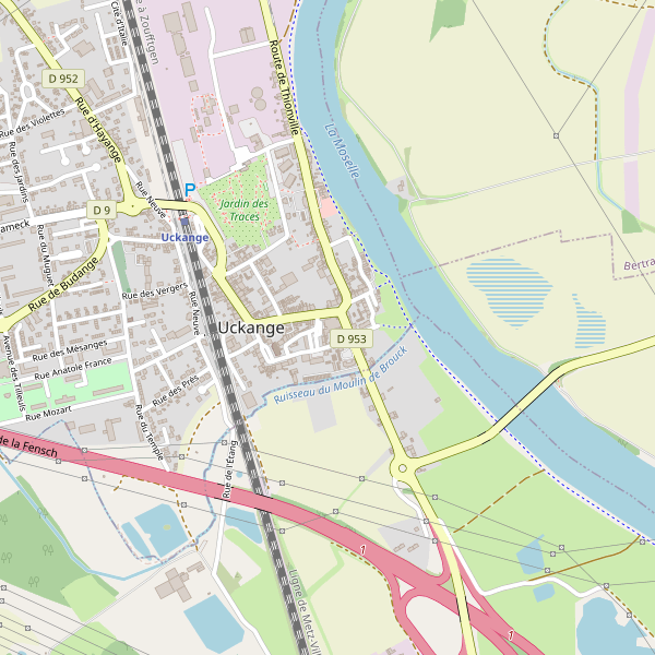Carte des hotels à Uckange Thumbnail