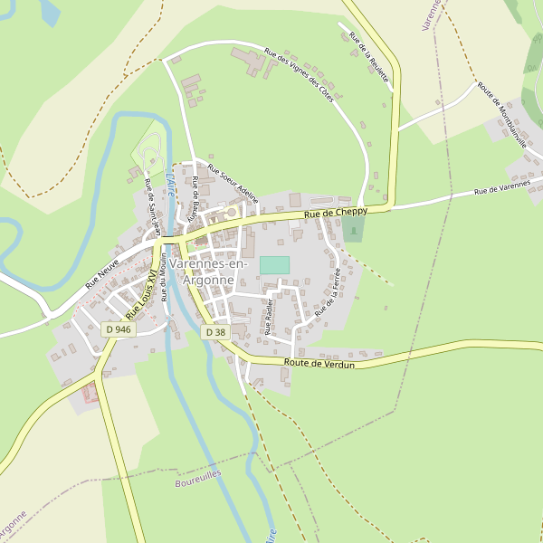 Carte des stationnement-velos à Varennes-en-Argonne Thumbnail