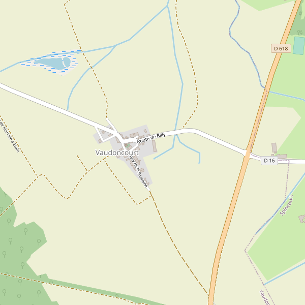 Carte des pompiers à Vaudoncourt (Meuse) Thumbnail