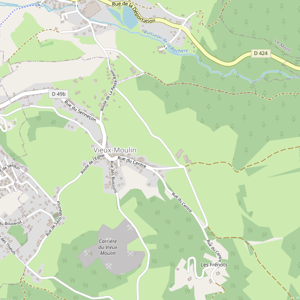 Plan de Vieux-Moulin (Vosges) Thumbnail