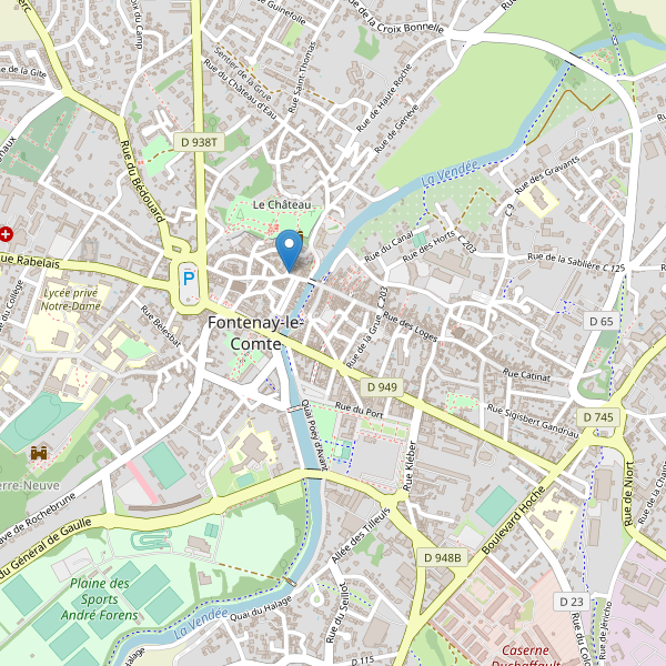 Carte des bibliotheques à Fontenay-le-Comte Thumbnail