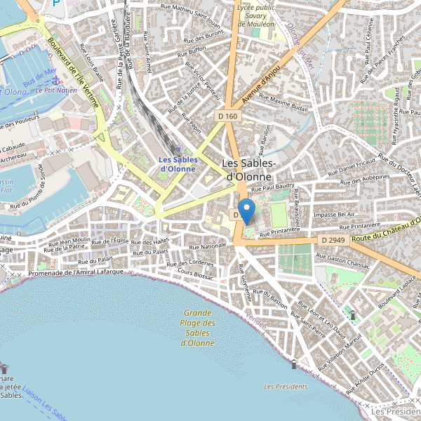 Carte des bibliotheques à Les Sables-d'Olonne Thumbnail