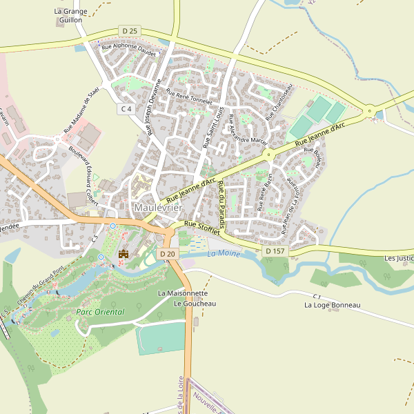 Carte des bibliotheques à Maulévrier Thumbnail