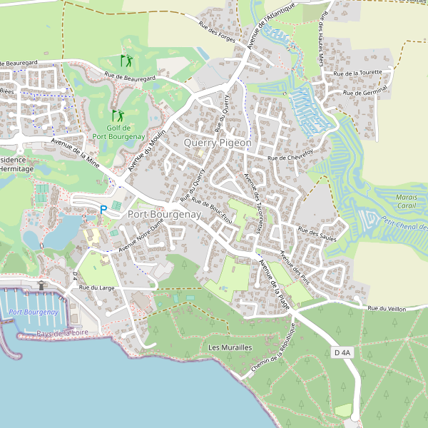 Carte des bibliotheques à Port Bourgenay Thumbnail