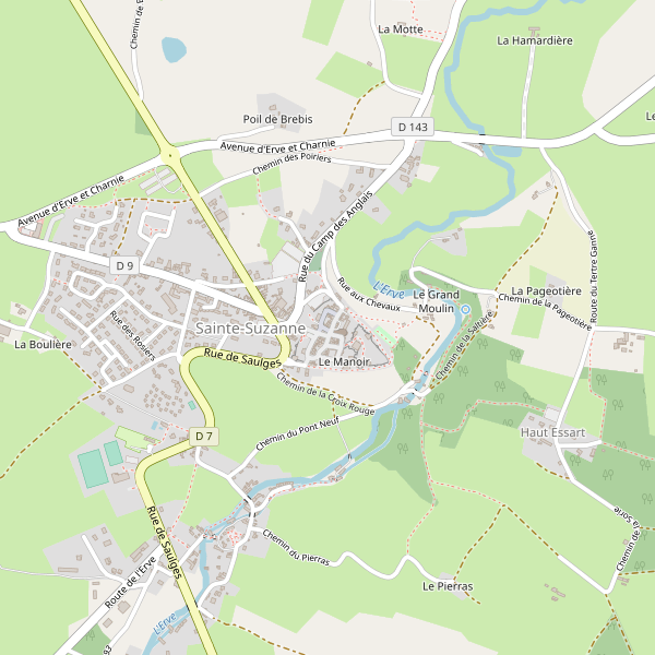 Carte des bibliotheques à Sainte-Suzanne (Mayenne) Thumbnail