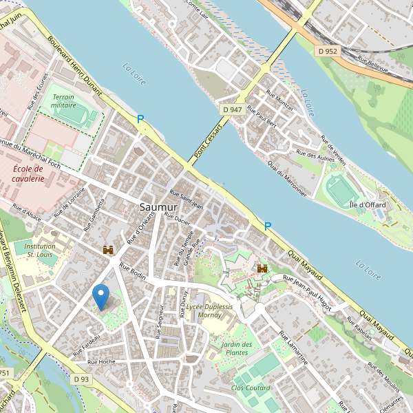 Carte des bibliotheques à Saumur Thumbnail