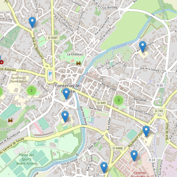 Carte des ecoles à Fontenay-le-Comte Thumbnail