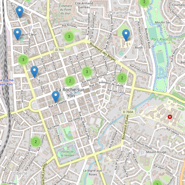 Carte des ecoles à La Roche-sur-Yon Thumbnail