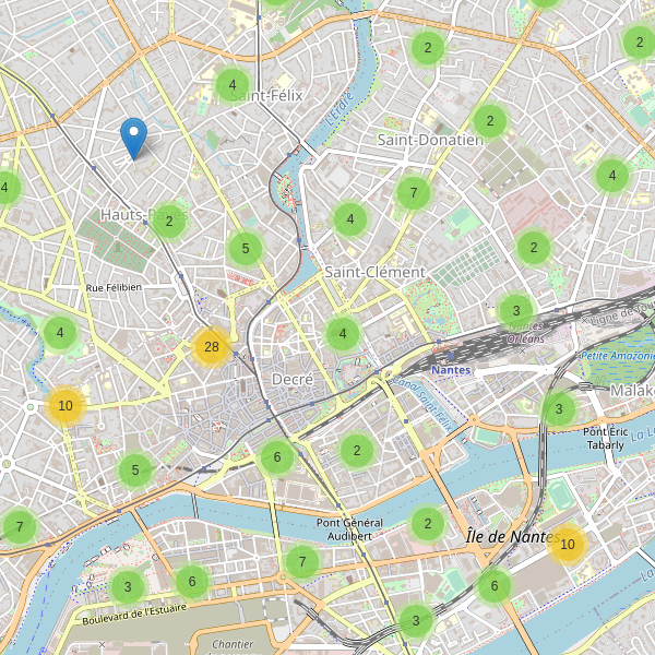 Carte des ecoles à Nantes Thumbnail