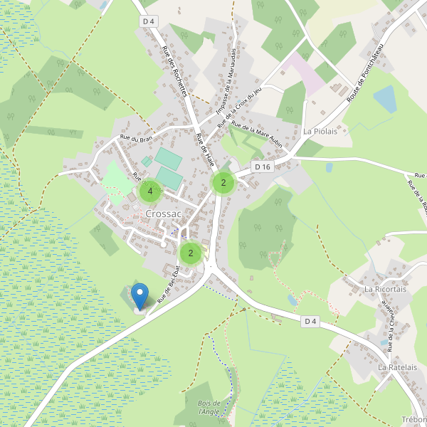 Carte des parkings à Crossac Thumbnail