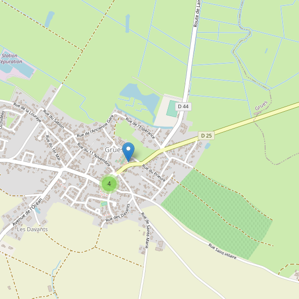 Carte des parkings à Grues Thumbnail