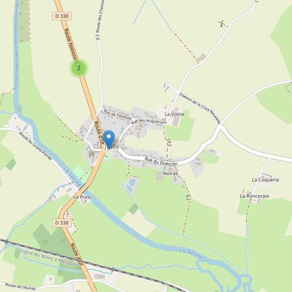 Carte des parkings à Juillé (Sarthe) Thumbnail