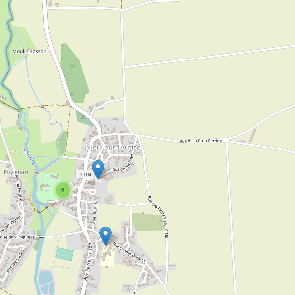 Carte des parkings à Nieul-sur-l'Autise Thumbnail