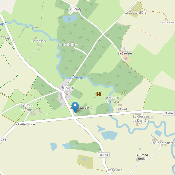 Carte des parkings à Préaux (Mayenne) Thumbnail