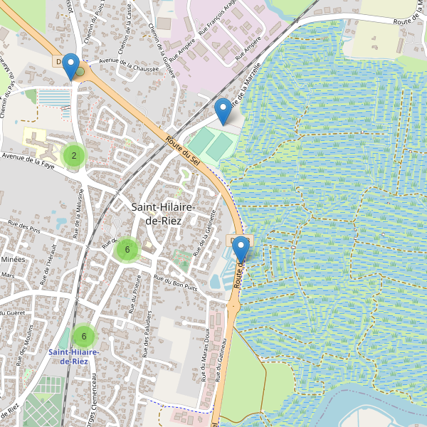 Thumbnail Carte des parkings à Saint-Hilaire-de-Riez