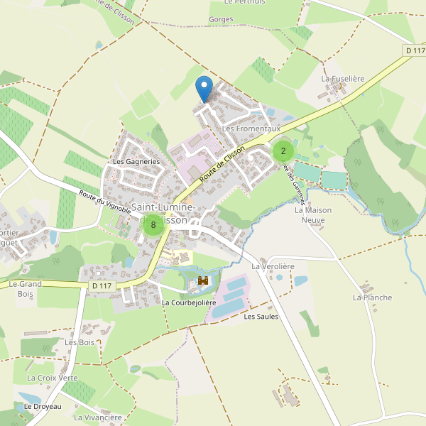 Carte des parkings à Saint-Lumine-de-Clisson Thumbnail