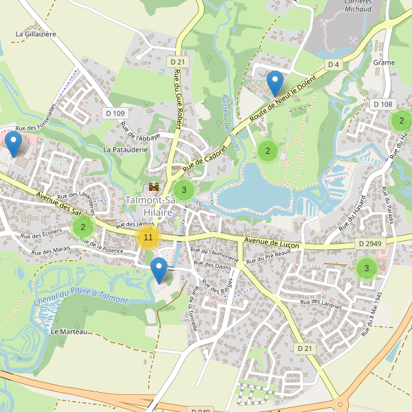 Carte des parkings à Talmont-Saint-Hilaire Thumbnail