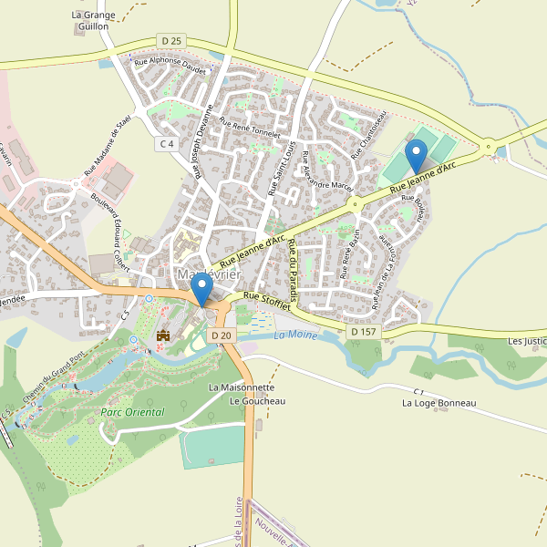 Carte des stationnement-velos à Maulévrier Thumbnail