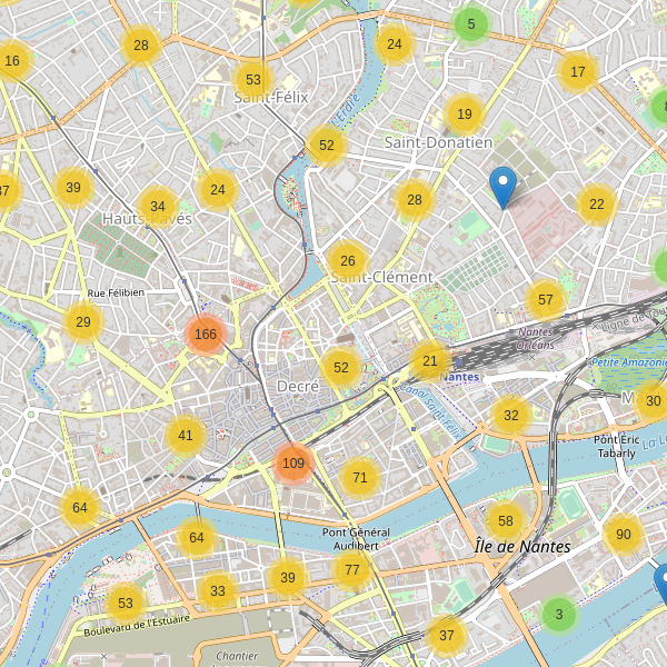 Carte des stationnement-velos à Nantes Thumbnail