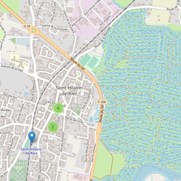 Carte des stationnement-velos à Saint-Hilaire-de-Riez Thumbnail