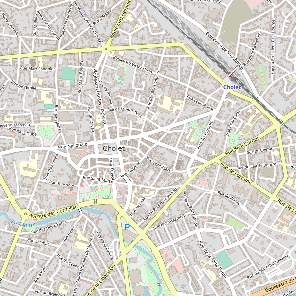 Carte des taxi à Cholet Thumbnail