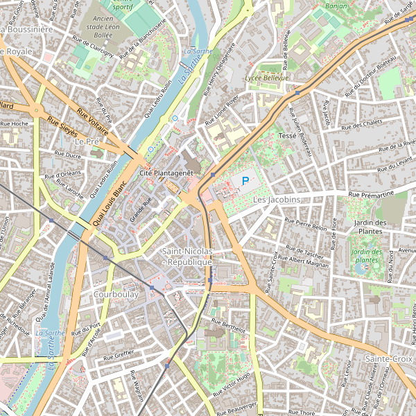 Carte des taxi à Le Mans Thumbnail