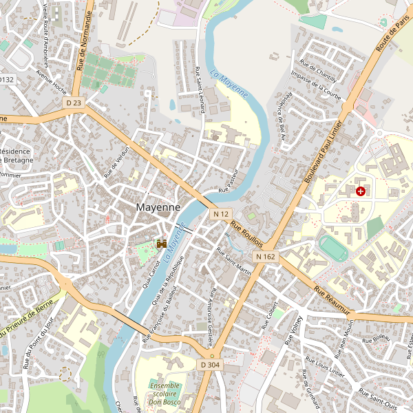 Carte des taxi à Mayenne Thumbnail