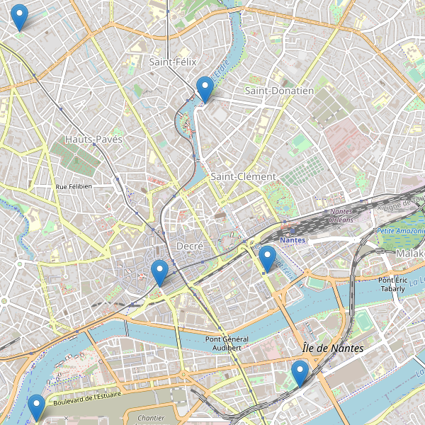 Carte des taxi à Nantes Thumbnail