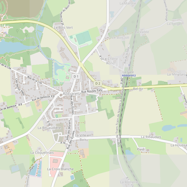 Carte des renseignements à Abbaretz Thumbnail