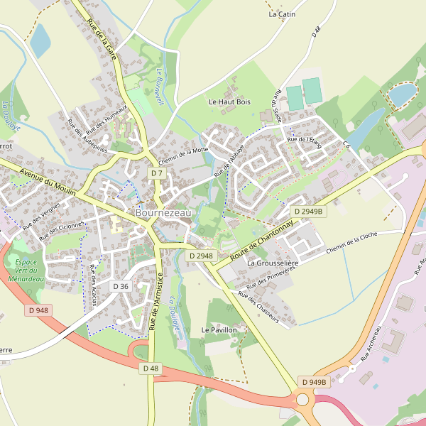 Carte des bedandbreakfast à Bournezeau Thumbnail