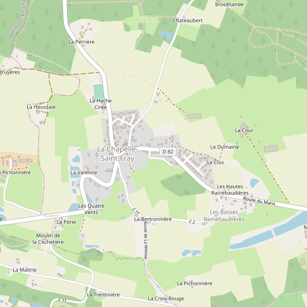 Carte des veterinaires à La Chapelle-Saint-Fray Thumbnail