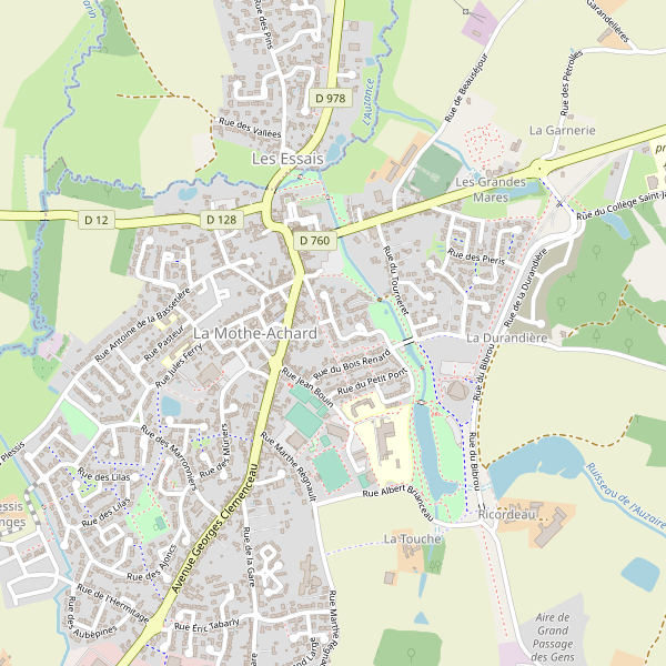 Carte des coiffeurs à La Mothe-Achard Thumbnail