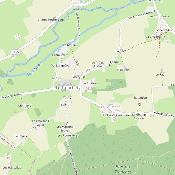 Plan de Le Tronchet (Sarthe) Thumbnail
