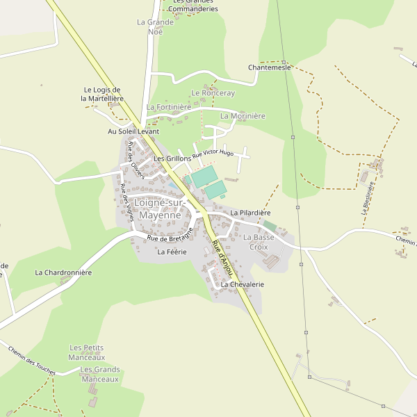 Carte des stationnement-velos à Loigné-sur-Mayenne Thumbnail
