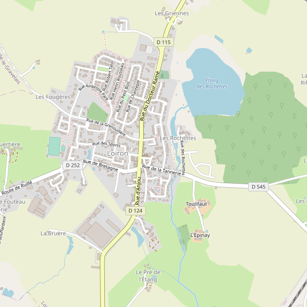 Carte des stationnement-velos à Loiron Thumbnail